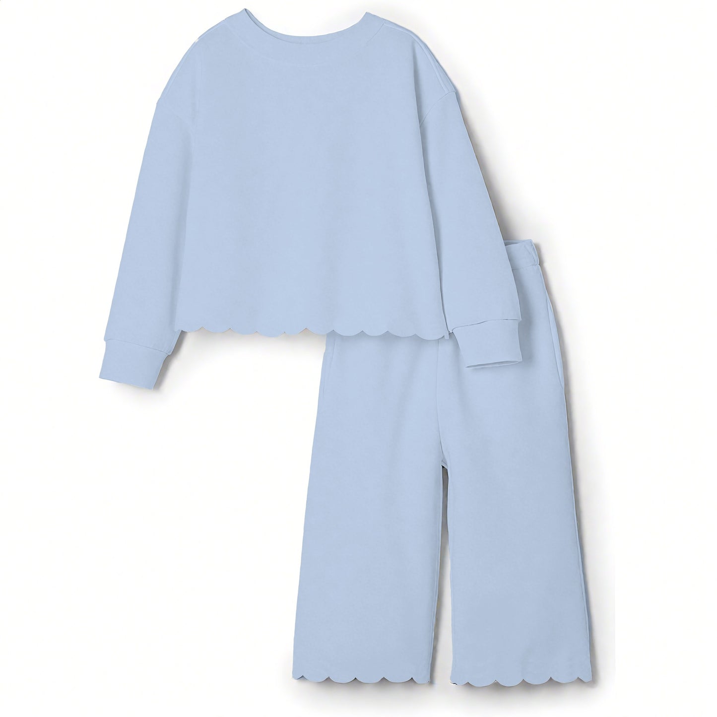 Scallop Pants Set