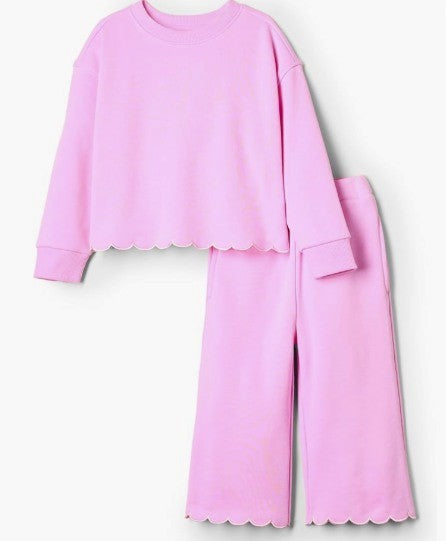 Scallop Pants Set