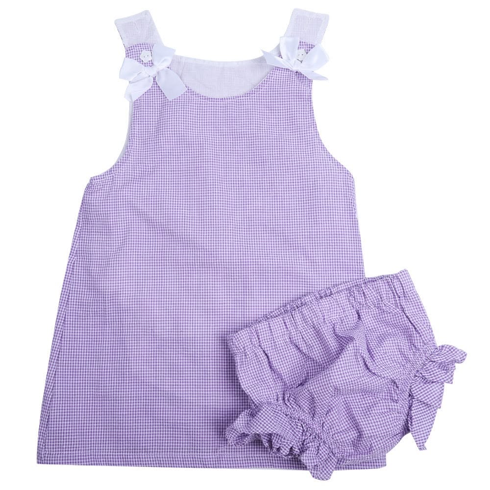 Gingham Dresses with Bloomers