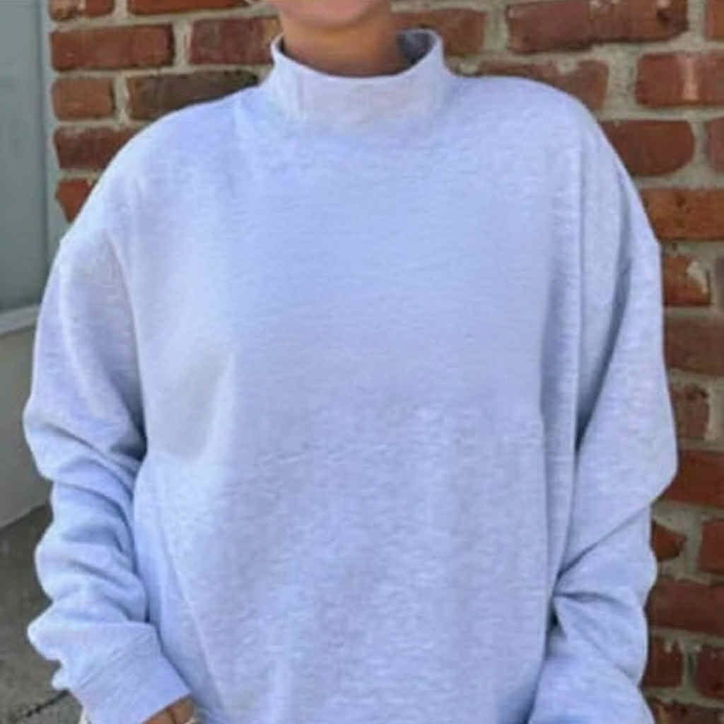 Mock Neck Sweatshirt
