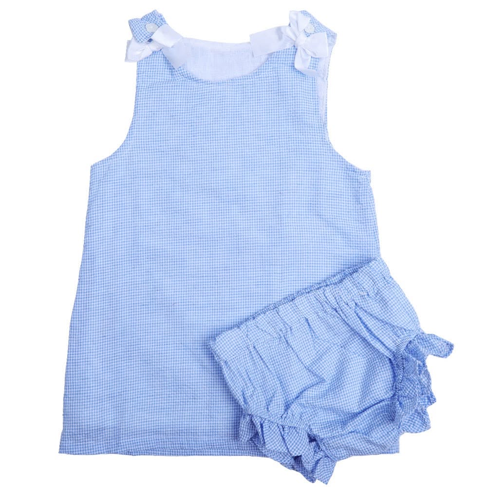 Gingham Dresses with Bloomers