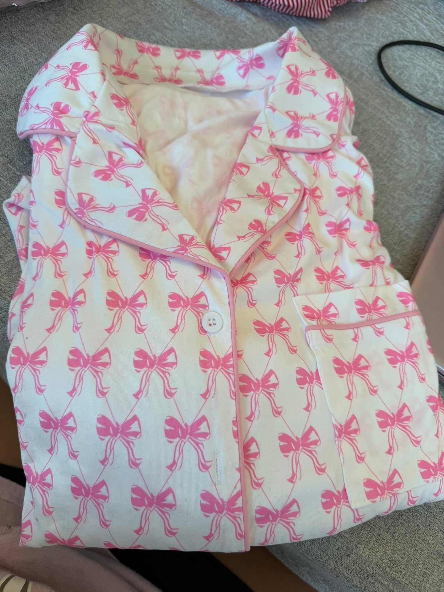 Bow Print PJs