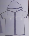 Terry Cloth Hooded Swimsuit Coverup